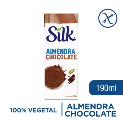 Leche Vegetal Silk Almendra Chocolate 190 ml Bebida Silk Almendra Choco 190