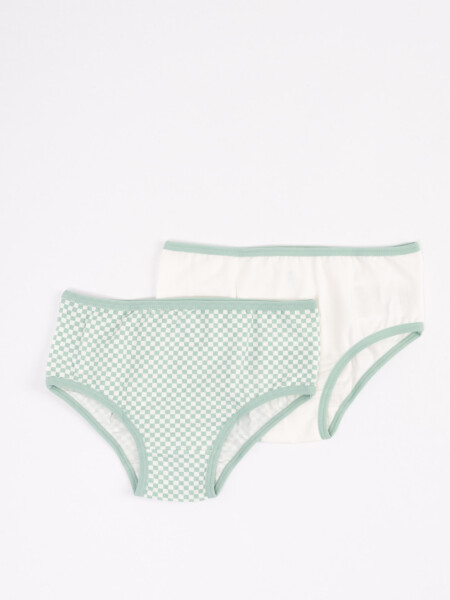 Bombachas pack x2 Verde Agua
