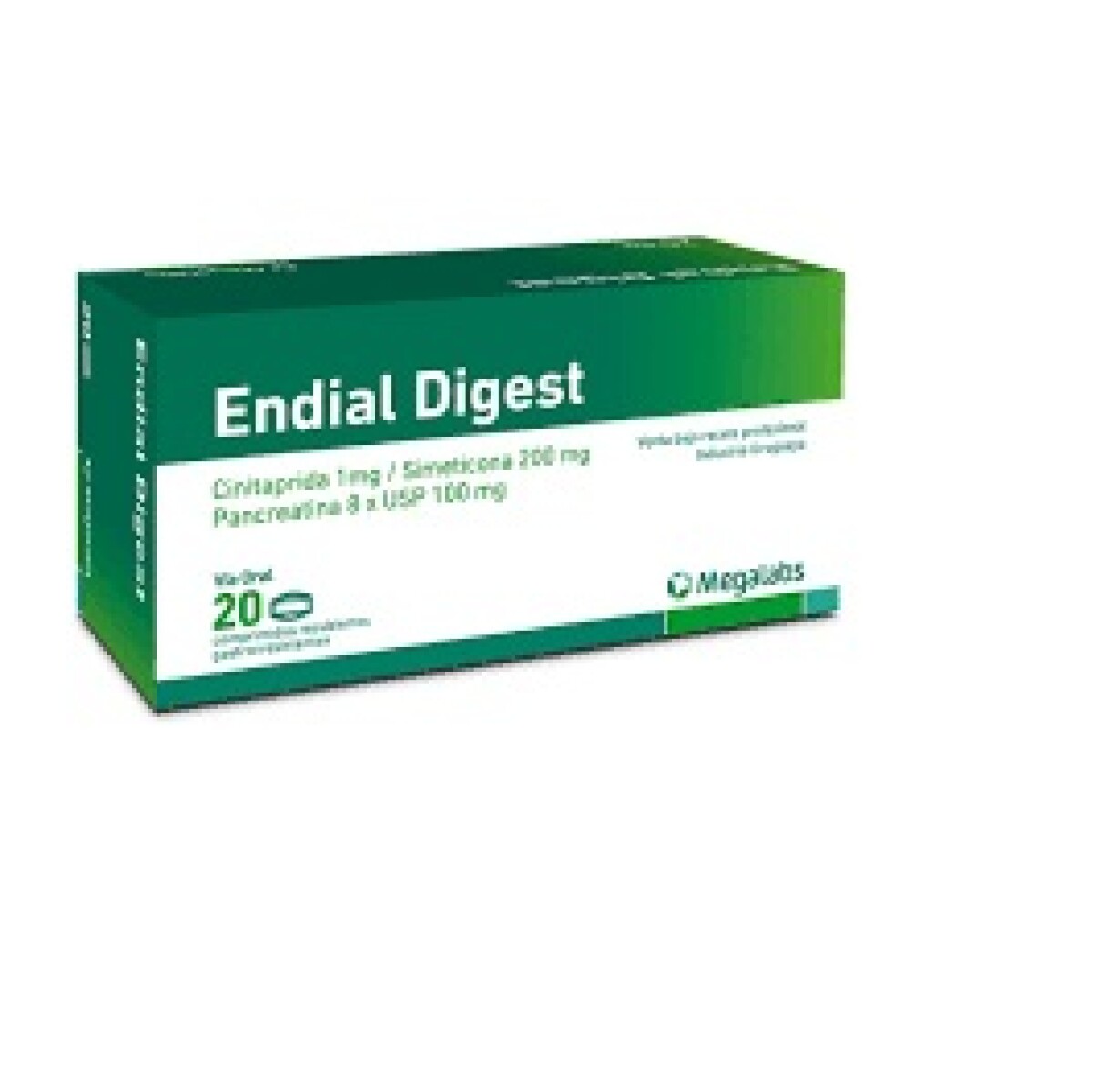Endial Digest 20 Comprimidos | Apoyo Digestivo y Regulación Intestinal 