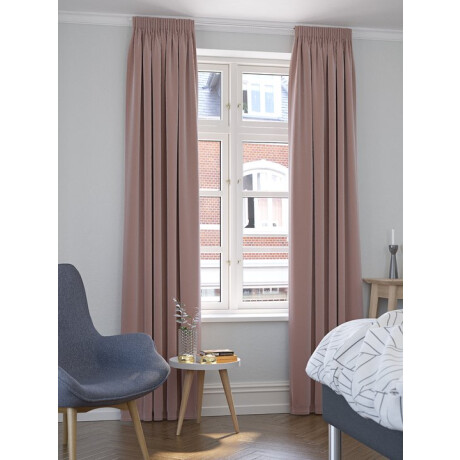 Cortina AUSTRA 1x140x300 terciopelo rosa Rosa