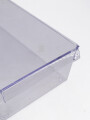 CAJA ORGANIZADORA G 36X20.5X10CM TRANSPARENTEGenérico
