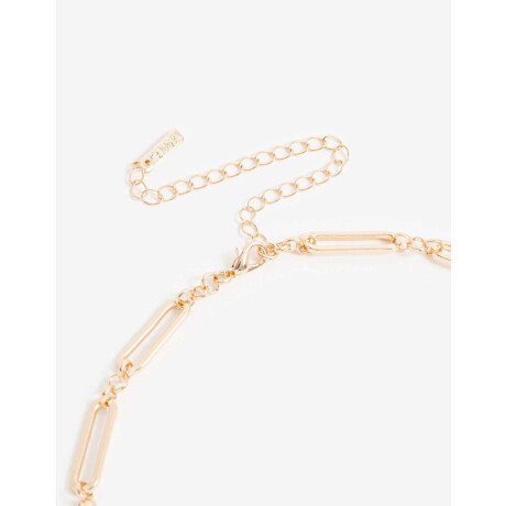 Collares Cortos Metal Dorado