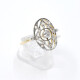 Anillo Antiguo En Oro 18K, Brillantes Y Diamantes Anillo Antiguo En Oro 18K, Brillantes Y Diamantes