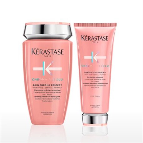 Kérastase Chroma Absolu Bain Chroma Respect 250 ml + Fondant 200 ml Kérastase Chroma Absolu Bain Chroma Respect 250 ml + Fondant 200 ml