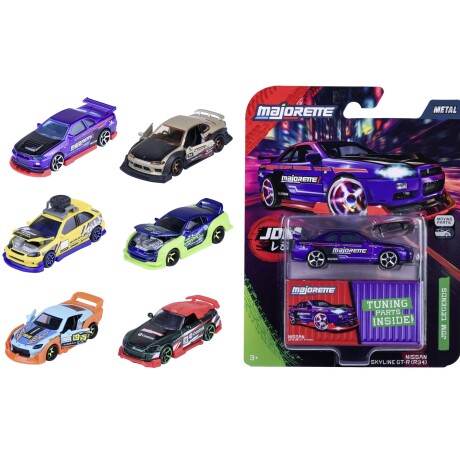 Majorette JDM Legends Deluxe Cars, 6 modelos surtidos 001