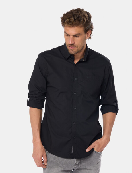 CAMISA LISA Negro