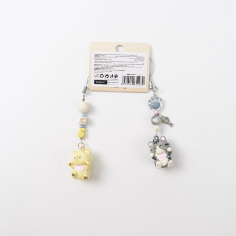 MINI COLGANTE PARA BOLSO SERIE GATOS VIBRANTES (PACK X2 / CHI’S Y GATO SIAMÉS) MINI COLGANTE PARA BOLSO SERIE GATOS VIBRANTES (PACK X2 / CHI’S Y GATO SIAMÉS)