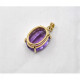 Dije En Oro 18K Y Amatista Sellado H.Stern Dije En Oro 18K Y Amatista Sellado H.Stern