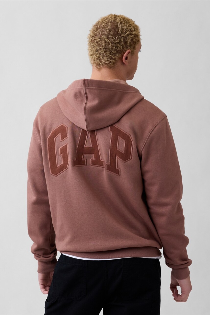 Canguro Logo Gap Con Cierre Hombre Myristica 18-1422 Tcx