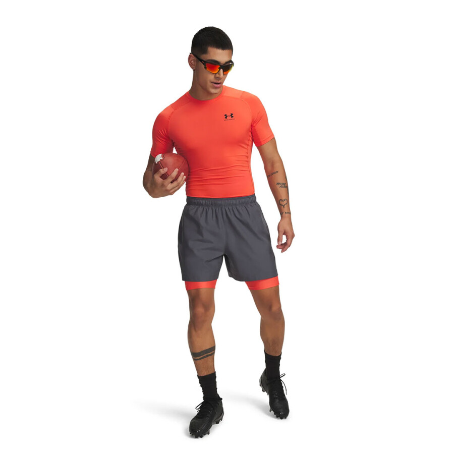 Short de Hombre Under Armour Tech Woven 5 In Gris