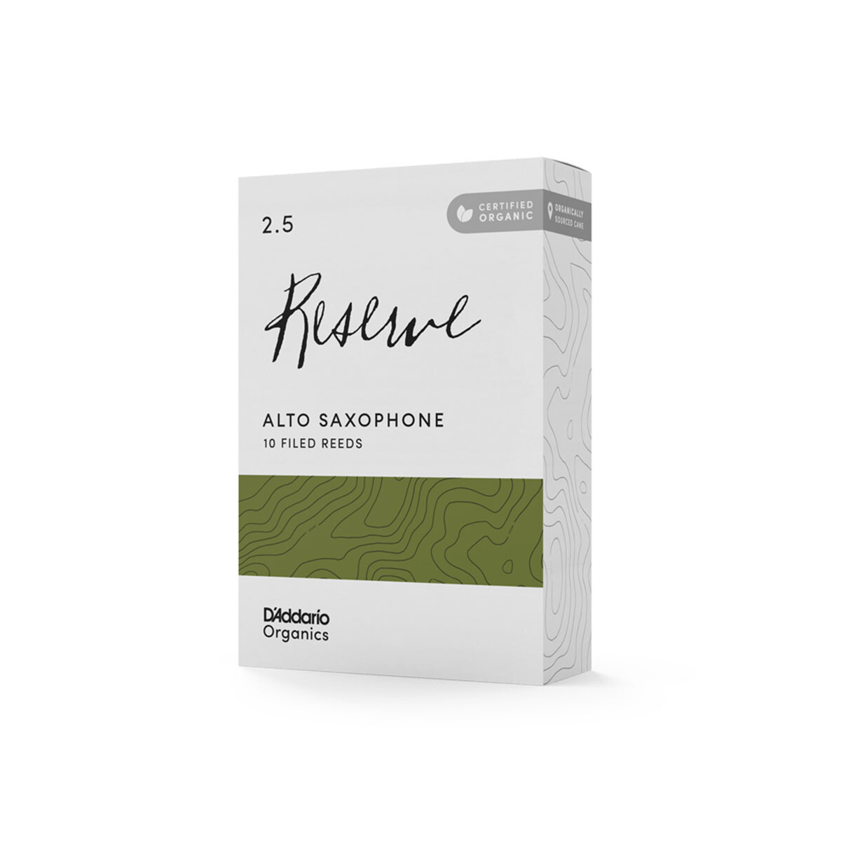 Caña Saxo Alto Daddario Organic Reserve 2.5 Bb P/ Unidad 