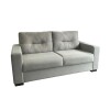 SOFA 3 CUERPOS - TAPIZADO TELA GRIS CLARO SOFA 3 CUERPOS - TAPIZADO TELA GRIS CLARO