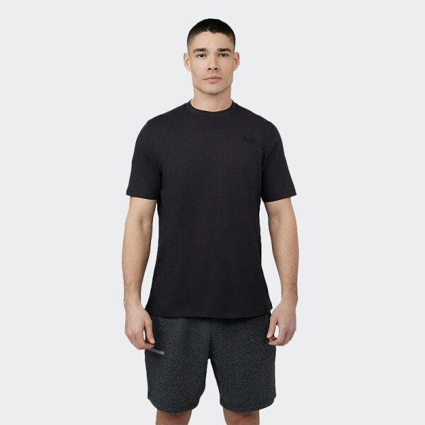 Remera Castore Embroidered Logo Negro