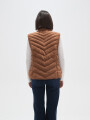 Chaleco Nibia Tostado