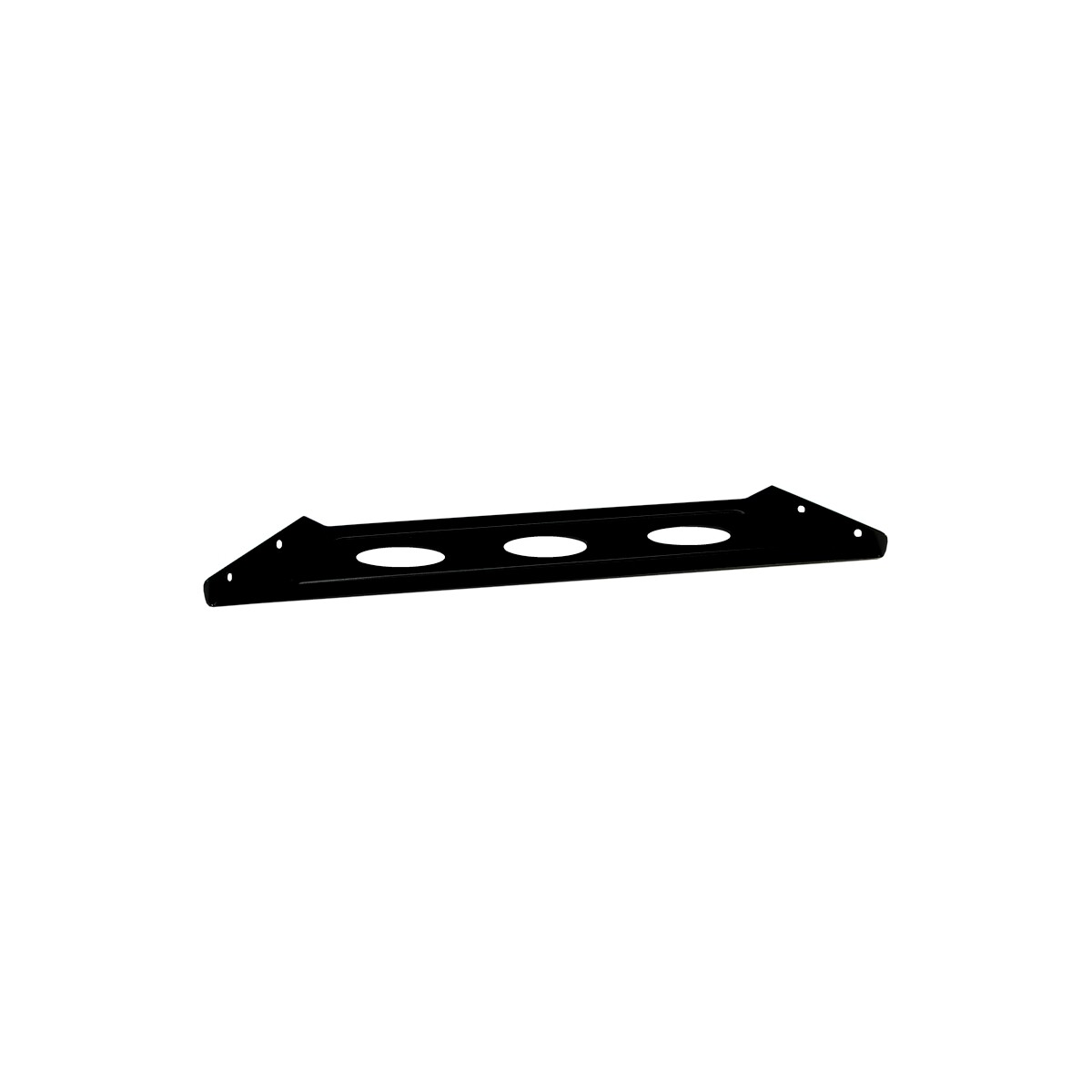 Soporte lateral p/estante acero negro 200mm SC 