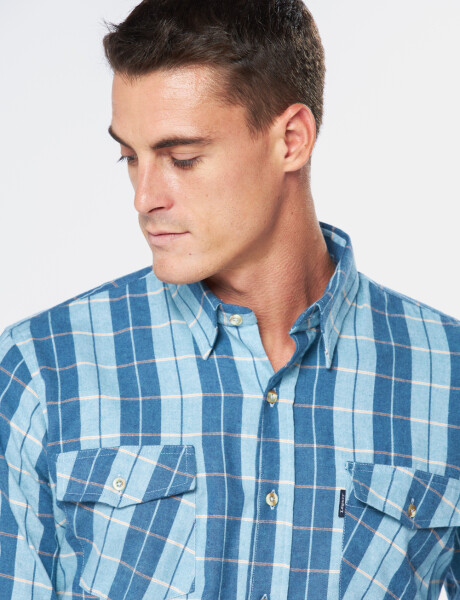 CAMISA DE VIYELA A CUADROS Verde