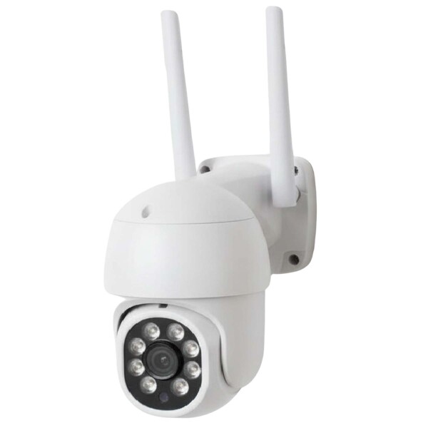 Cámara Seguridad WiFi 1080P Exterior Ip66 Inalambrica Noche Color Blanco