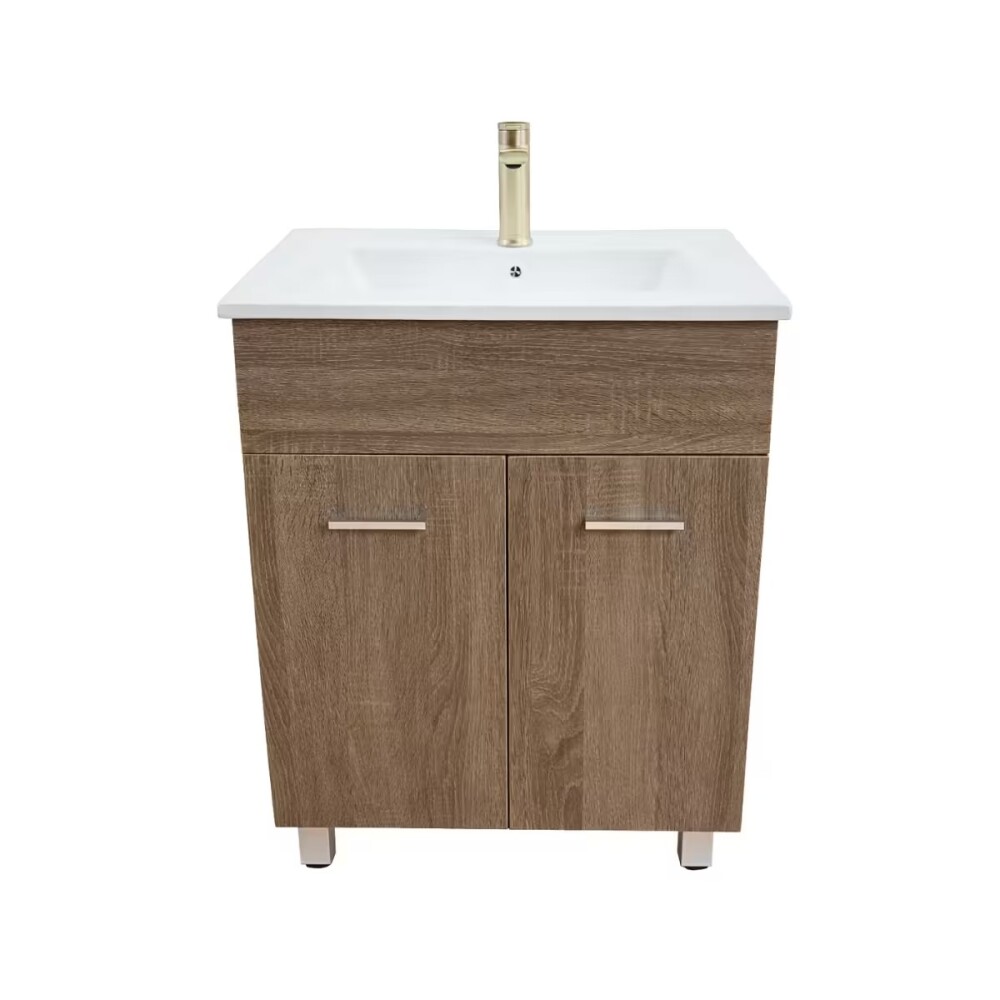 Mueble de pie con mesada 2 puertas Dark Sona 60x46 Mueble De Pie Con Mesada 2 Puertas Dark Sona 60x46