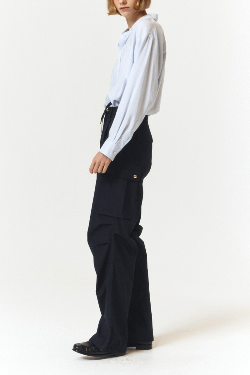 Pantalón Cargo Azul