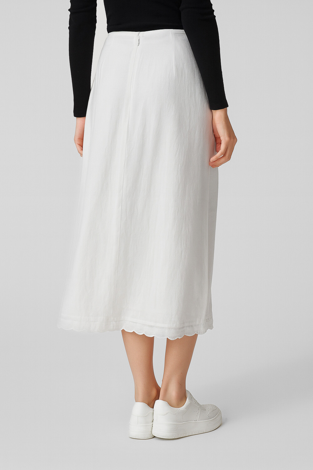 Falda Malachite Blanco