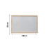 Outlet Pizarra doble blanco y negro 30x40cm Outlet Pizarra Doble Blanco Y Negro 30x40cm