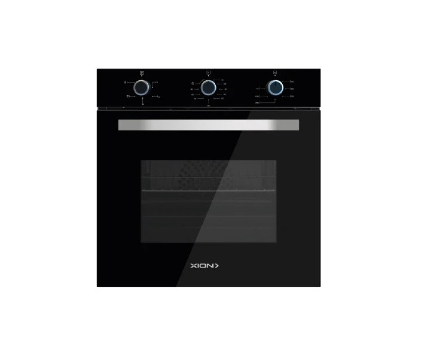 Horno De Empotrar Xion 60cm Mecanico Vidrio Negro XI-HDE60B 
