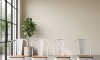 Silla Tolix Pack 4 unidades Metálica Asiento En Madera Blanco