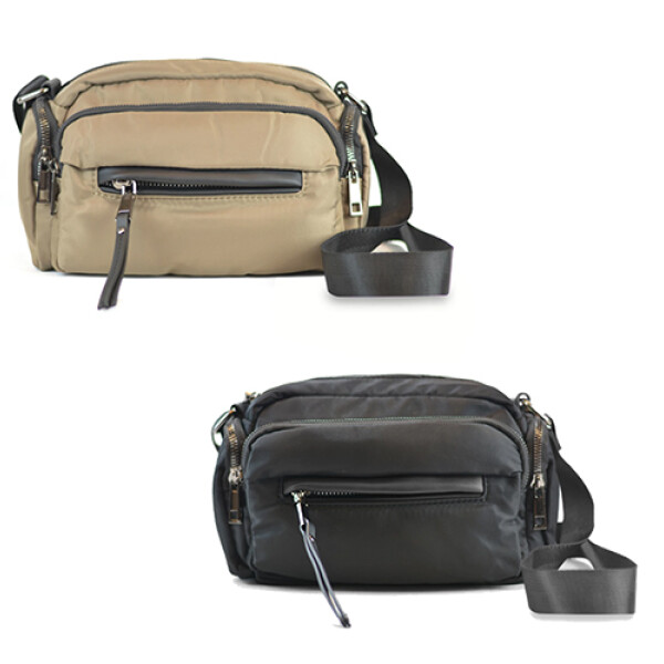 BANDOLERA LINCOLNS -BEIRUT- Nylon -Arena/Negra Sin color