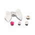 Elegant White 5 Pack Multicolor
