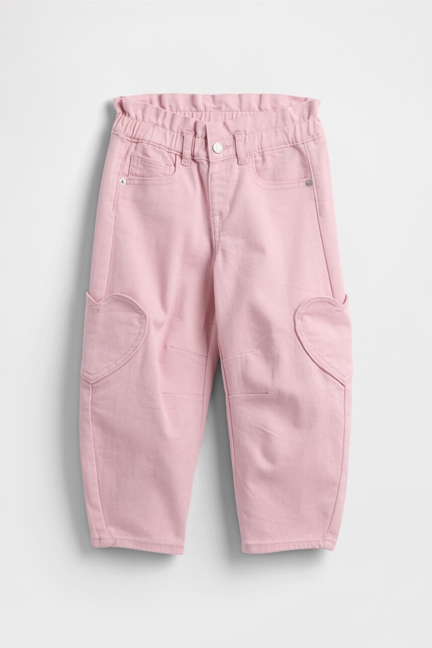Jean Horseshoe Toddler Niña Pure Pink
