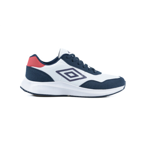 Calzado Volcan Umbro Hombre Blanco, Azul Marino, Rojo