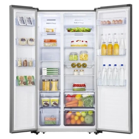 HELADERA HISENSE SIDE BY SIDE 2 PUERTAS VERTICALES 564 LITROS NO FROST DISPENS V01