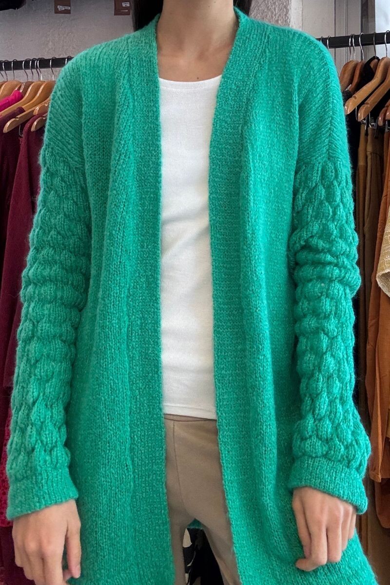 Saco tejido Verde
