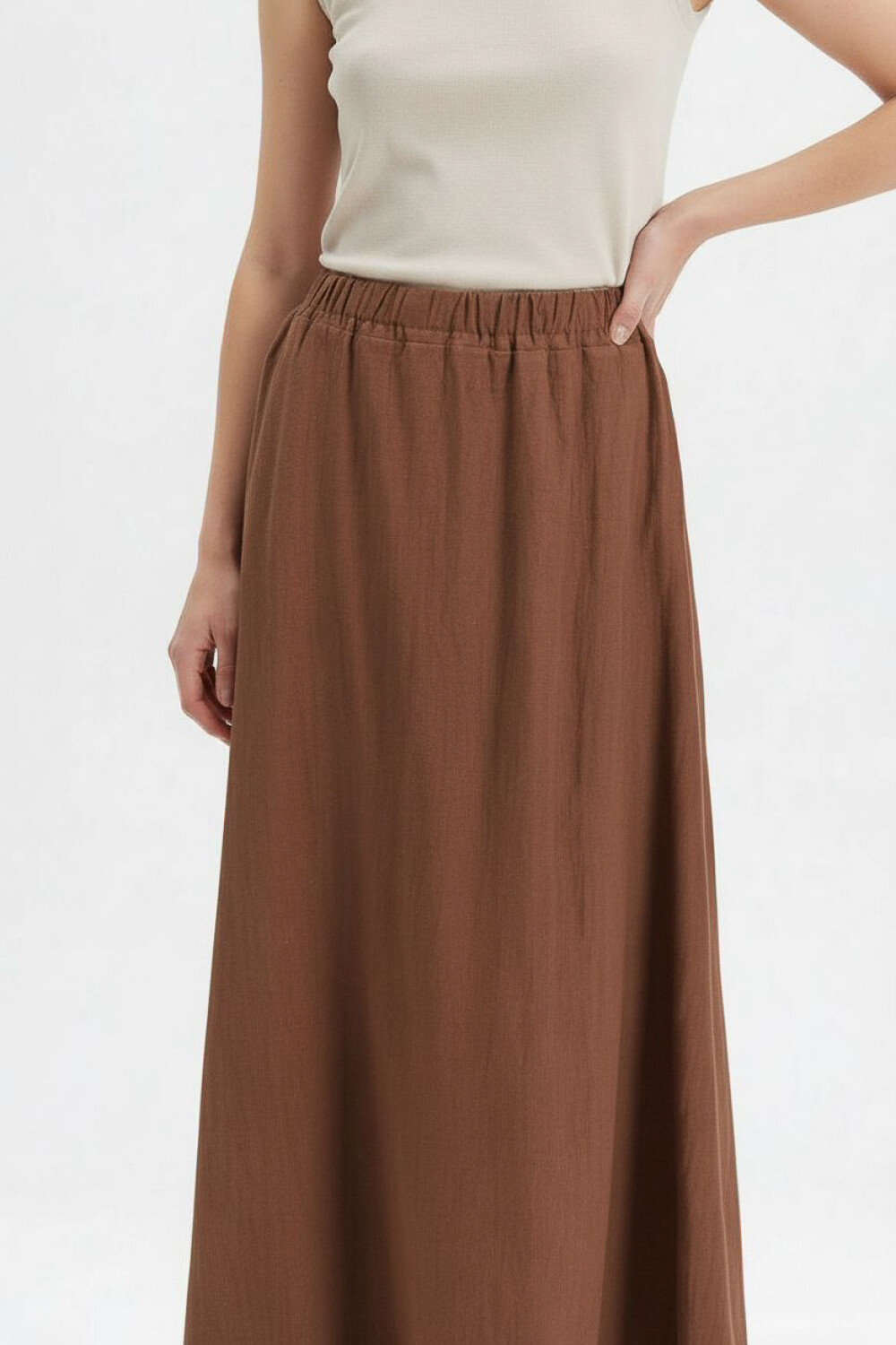 Falda Azur Marron