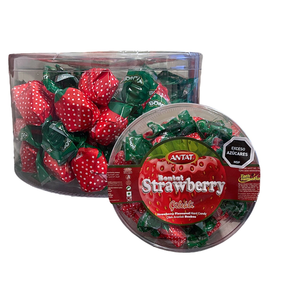 Caramelo saquito en pote - Frutillas 