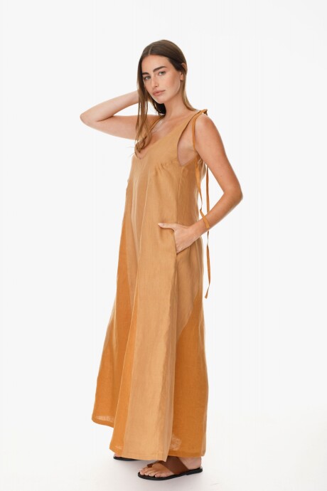 Vestido Turma Camel/Camel