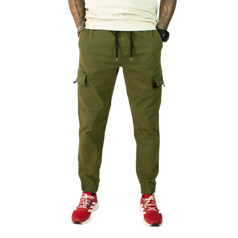 PANTALON CARGO 28-38 MILITAR