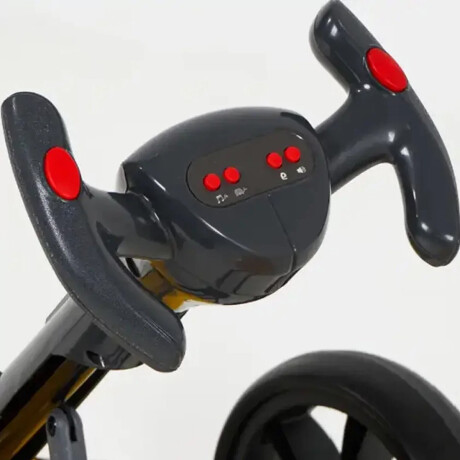 Auto eléctrico Kart plegable Negro