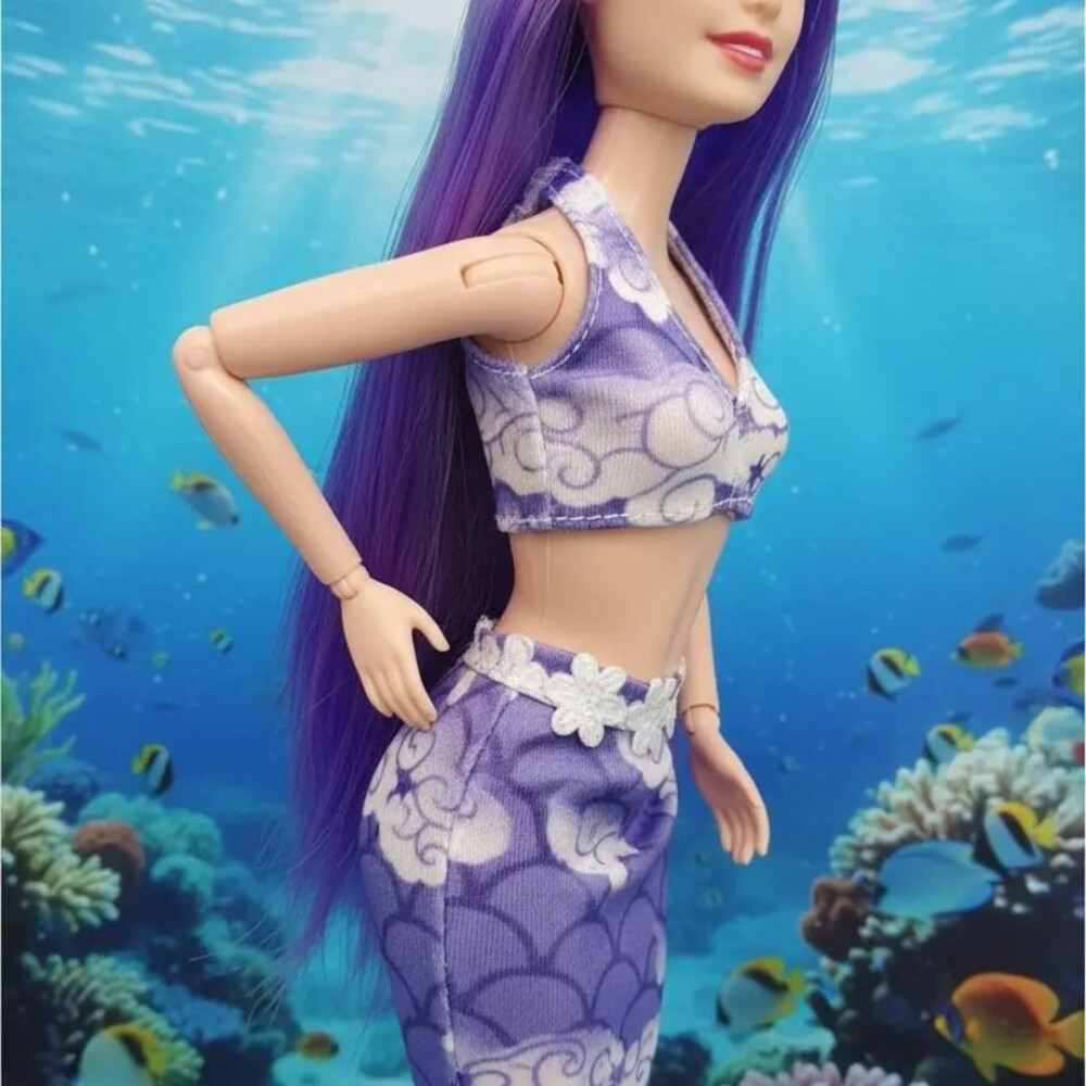 Muñeca Sirena Articulada Sirena Vio