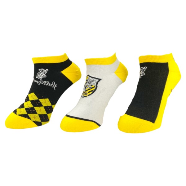 Soquete Harry Potter 3pcs Hufflepuff