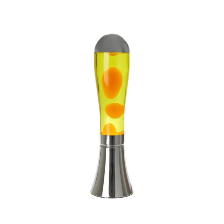 Lámpara De Lava Amarilla Y Naranja De 45 Cm Unica