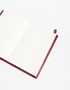 Anotadores Cuadernos y Memos Cuaderno Cuaderno Pu Con Cierre. Cuenta Con Hojas Rayadas. - Rojo Burdeaux