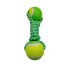 Juguete Perro Pelotas Tenis Cuerda Soga Trenzada Mascotas Variante Color Verde y Azul