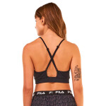 Fila Top Mujer Life Cross Negro Negro