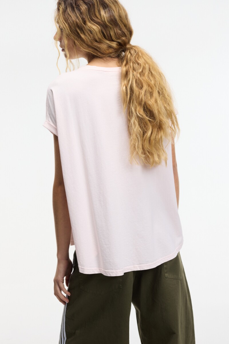 Camiseta oversized Beige