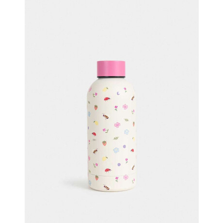 Botella De Acero Inoxidable De 350ml Blanco Crudo