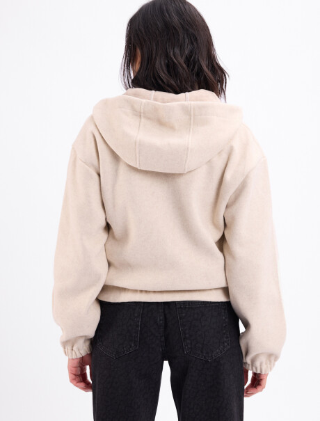Campera paño Rocio beige