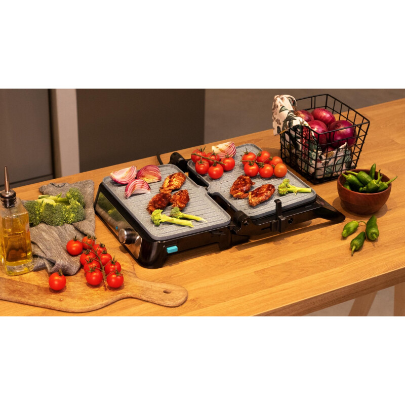 Grill de Contacto ROCK IN GRILL 1500W Grill de Contacto ROCK IN GRILL 1500W