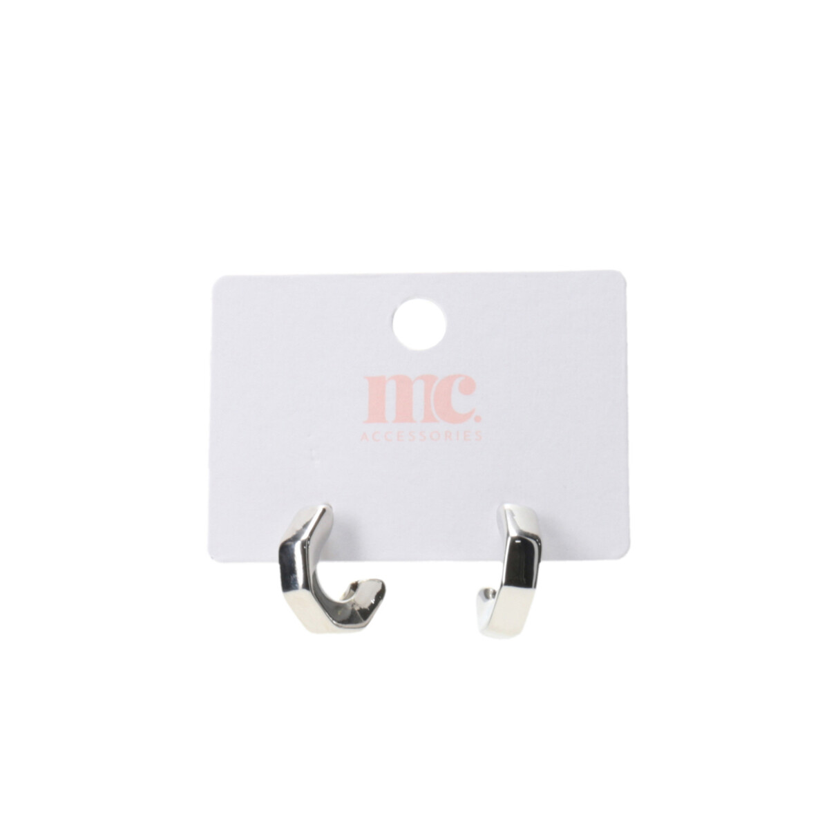 Caravana de Mujer Miss Carol Caravana aro con forma MissCarol - Plateado 