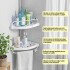 Estante Para Baño Mueble Esquinero Barral Organizador Ducha Toallero Imback HBA001 Estante Para Baño Mueble Esquinero Barral Organizador Ducha Toallero Imback HBA001